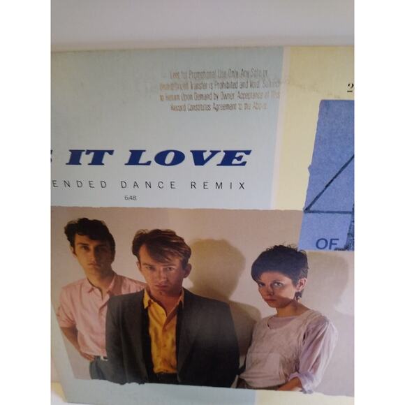 Gang Of Four Is It Love 12" Vinyl LP Record Extended Mix Post-Punk New Wave - Picture 3 of 3